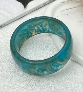 Cyan Ceramic Bracelet