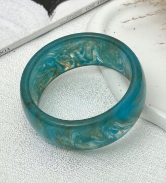 Cyan Ceramic Bracelet