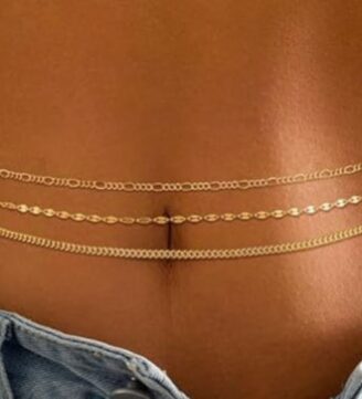 Ladies waist chain triple layered