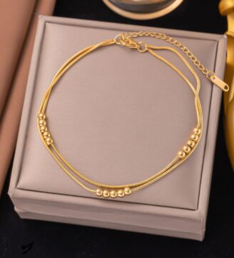 Ladies Anklet double layers