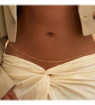 Ladies waist chain single layered