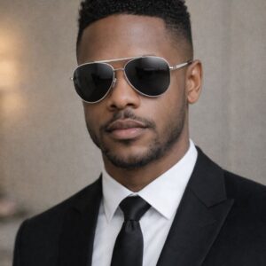 Silver Men's Sunglasses