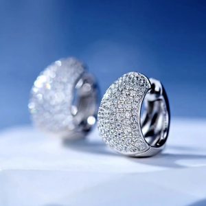 Silver Mini Hoops