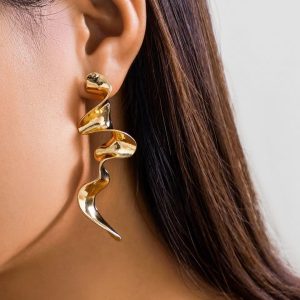 White Gold Earrings