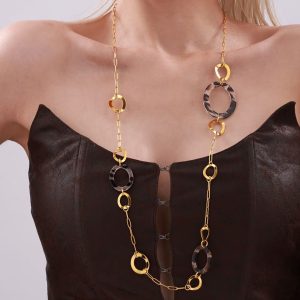 Single layered casual long chain