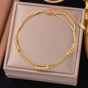 Ladies Anklet double layers