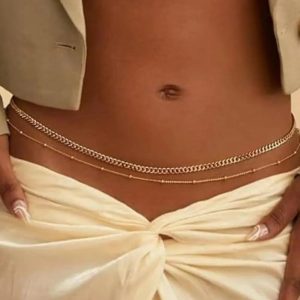 Ladies waist chain double layered