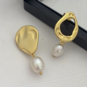 Champagne Pearl Studs