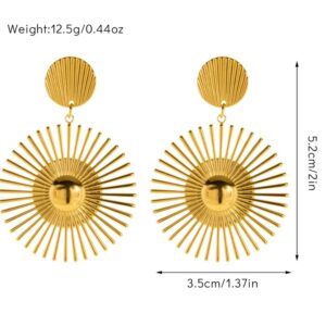 SunRise Gold Plated Earrings
