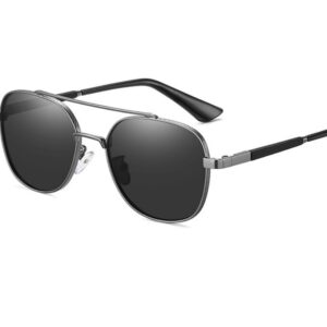 Men's Silver Framed Sunglasses