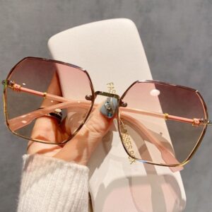Ladies' Hexagon Shaped Sunglasses