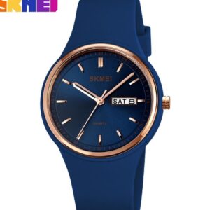 Ladies' Navy Blue Skmei Silicon Wrist Watch
